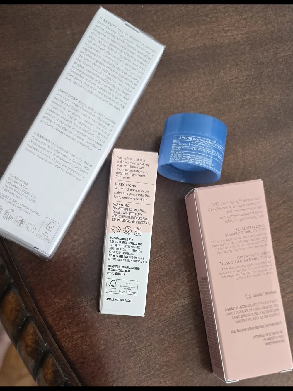 Skincare Bundle, Lotion/Oil/Mask
